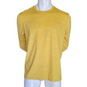 Reel Legends Mens Yellow Long Sleeve Keep-It-Cool Shirt (Size M)